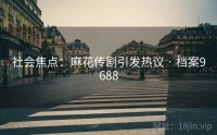 社会焦点：麻花传剧引发热议 · 档案9688