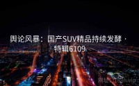 舆论风暴：国产SUV精品持续发酵 · 特辑6109