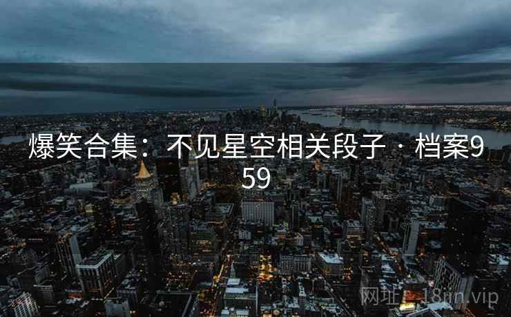 爆笑合集：不见星空相关段子 · 档案959